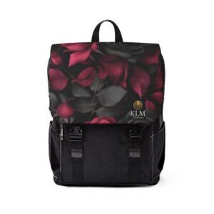 Floral Noir Shoulder Backpack